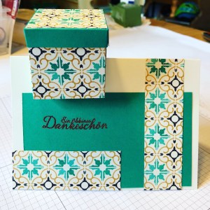Stampin Up, Kartenbox, Geschenkbox, Silvester, Weihnachten