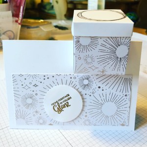 Stampin Up, Kartenbox, Geschenkbox, Silvester, Weihnachten