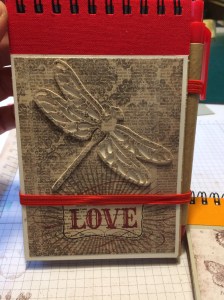 Floating Letters, Designerpapier, Notizblock