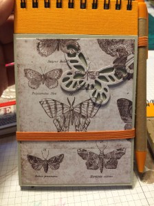 Floating Letters, Designerpapier, Notizblock