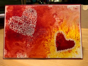 Brusho, Heart Happiness, Stampin Up,