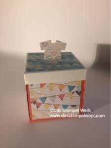 Explosionsbox, Geburt, Stampin Up, Geschenk