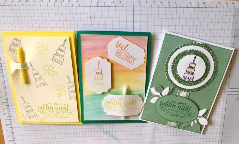 Glücksfälle, Stampin Up, Geburtstag, Glückwunsch